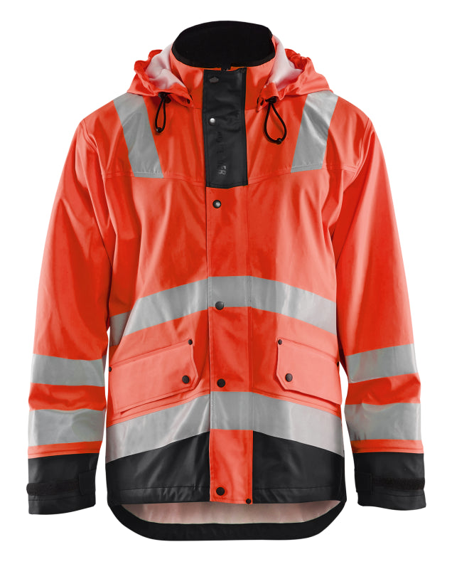 Blåkläder Regenjas High-Vis LEVEL 2 43022003 High-Vis Rood/Zwart High-Vis Rood/Zwart