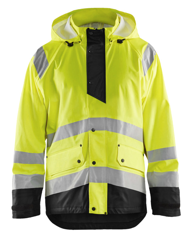 Blåkläder Regenjas High-Vis LEVEL 1 43232000 High-Vis Geel/Zwart High-Vis Geel/Zwart