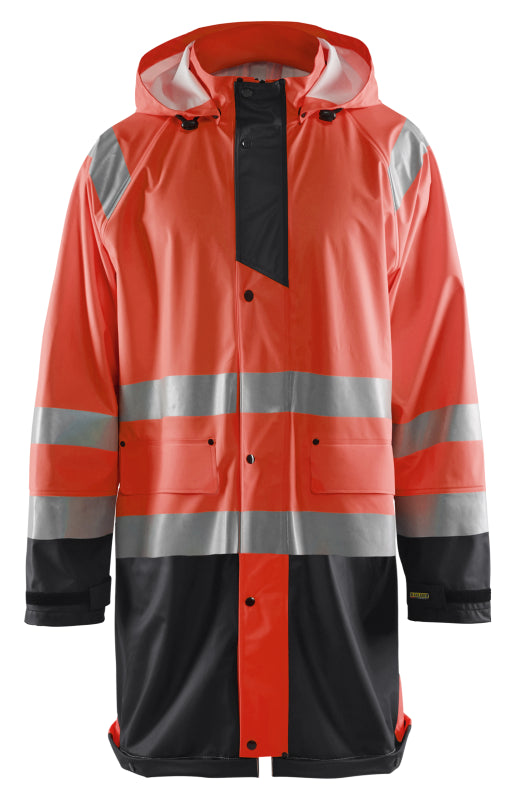 Blåkläder Regenjas High-Vis LEVEL 1 43242000 High-Vis Rood/Zwart High-Vis Rood/Zwart