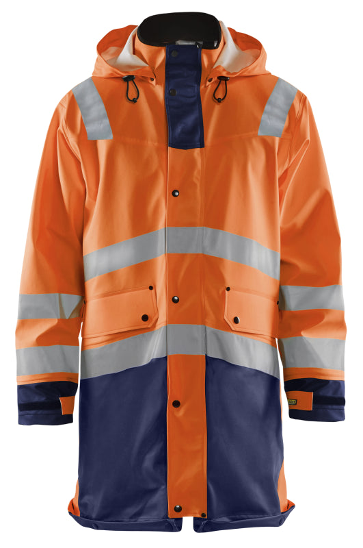 Blåkläder Regenjas High-Vis LEVEL 3 43262005 High-Vis Oranje/Marineblauw High-Vis Oranje/Marineblauw