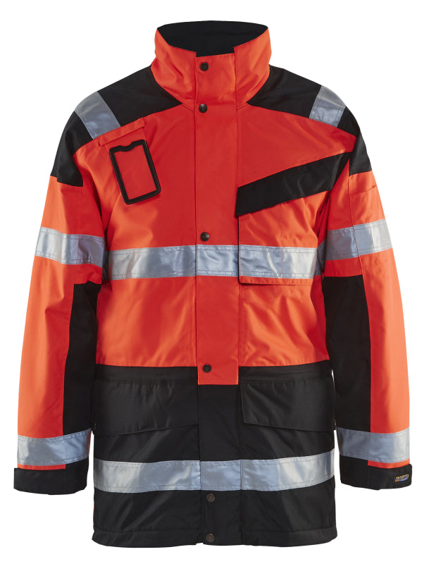 Blåkläder Parka High-Vis met uitneembare voering 44261997 High-Vis Rood/Zwart High-Vis Rood/Zwart