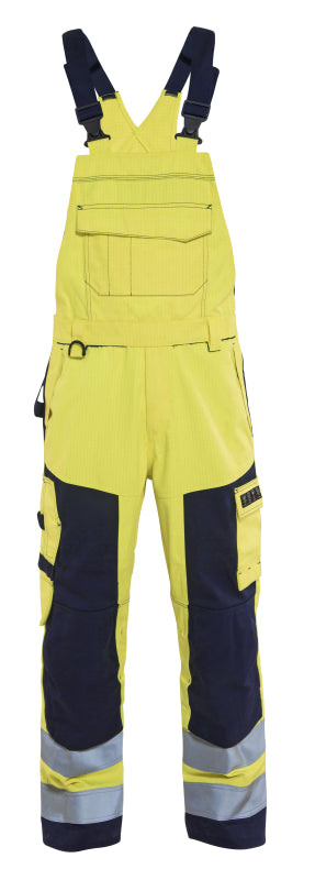 Blåkläder Multinorm bretelbroek 26081514 High-Vis Geel/Marineblauw High-Vis Geel/Marineblauw