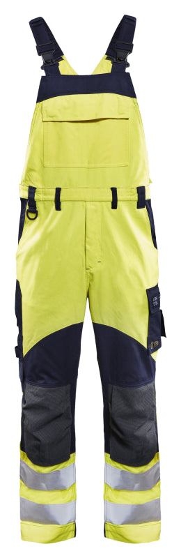 Blåkläder Multinorm bretelbroek Inherent 28891512 High-Vis Geel/Marineblauw High-Vis Geel/Marineblauw