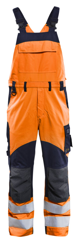 Blåkläder Multinorm inherent bretelbroek 28891513 High-Vis Oranje/Marineblauw High-Vis Oranje/Marineblauw