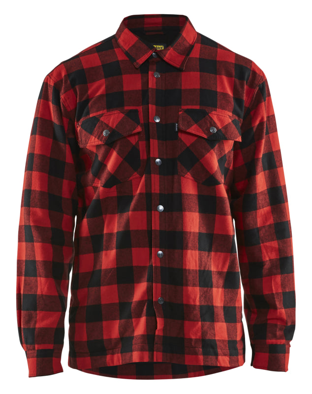 Blåkläder Overhemd flanel 32251131 Rood/Zwart Rood/Zwart