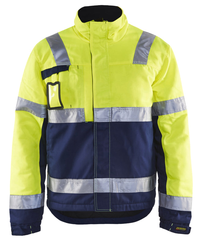 Blåkläder Winterjas High-Vis 48621811 High-Vis Geel/Marineblauw High Vis Geel/Marineblauw