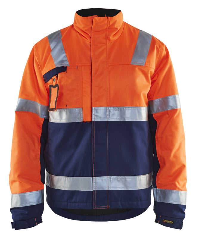 Blåkläder Winterjas High-Vis 48621811 High-Vis Oranje/Marineblauw High Vis Oranje/Marineblauw