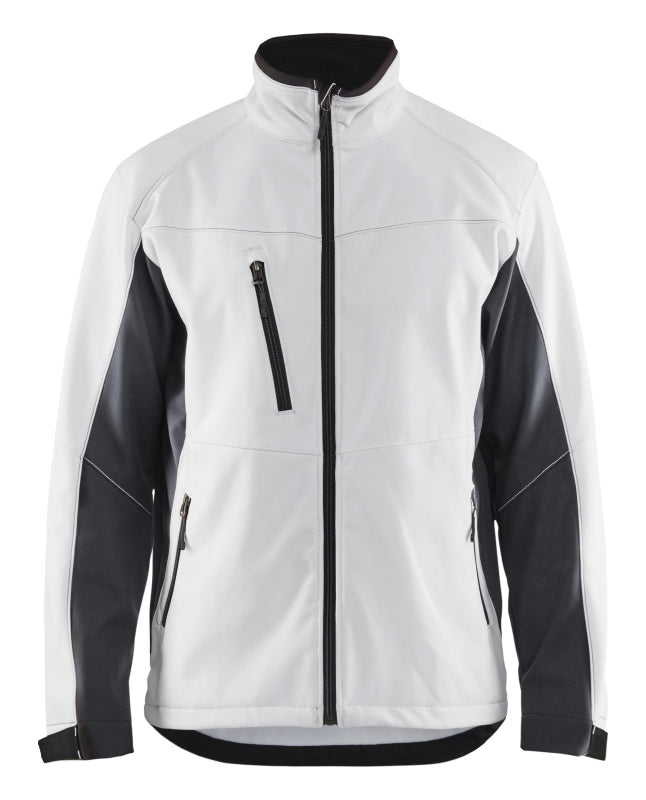 Blåkläder Softshell Jack 49502516 Wit/Donkergrijs Wit/Donkergrijs