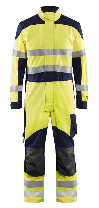 Blåkläder Multinorm Inherent overalls 60891512 High-Vis Geel/Marineblauw High-Vis Geel/Marineblauw