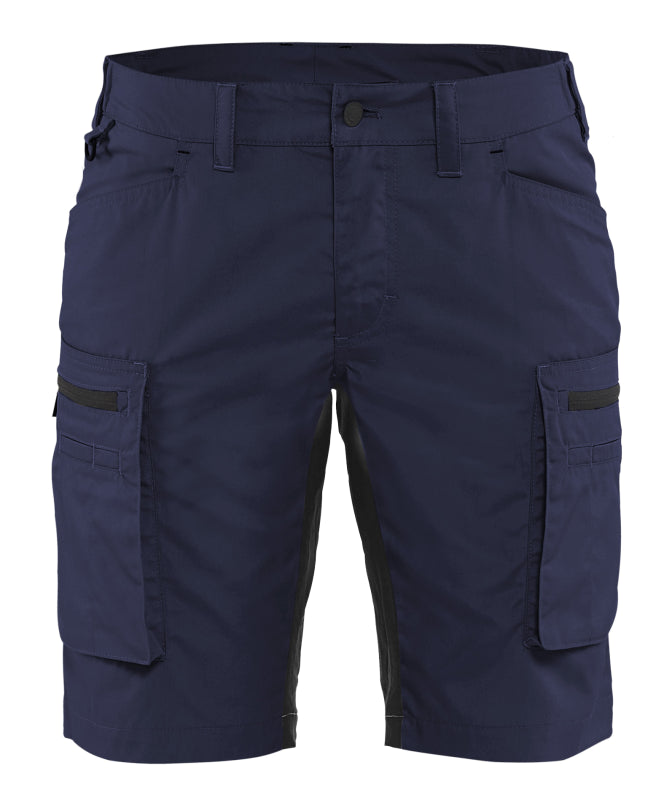 Blåkläder Dames Service Short met stretch 71491845 Marineblauw/Zwart Marineblauw/Zwart