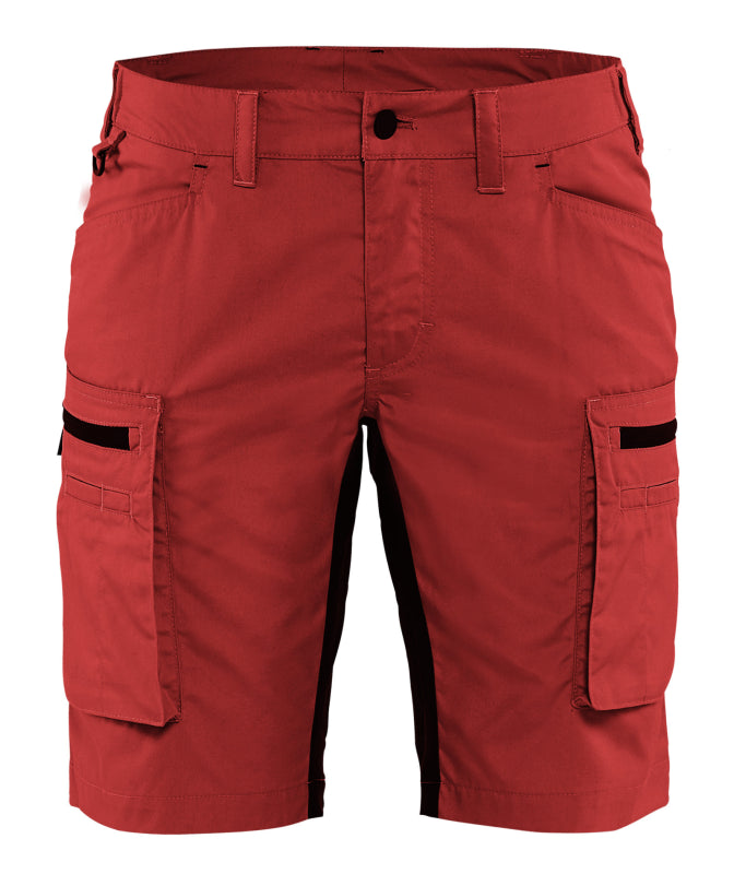 Blåkläder Dames Service Short met stretch 71491845 Rood/Zwart Rood/Zwart