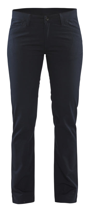 Blåkläder Dames chino 2-weg stretch 71651830 Donker marineblauw Donker marineblauw