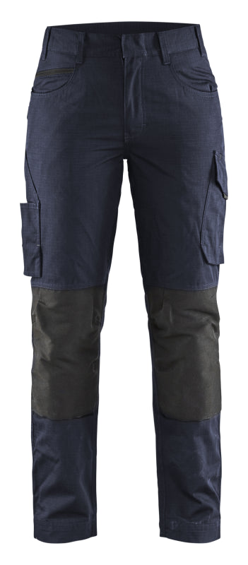 Blåkläder Dames service werkbroek met stretch 71951330 Donker marineblauw/Zwart Donker marineblauw/Zwart