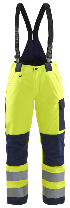 Blåkläder Dames Winterwerkbroek High-Vis 78851977 High-Vis Geel/Marineblauw High-Vis Geel/Marineblauw