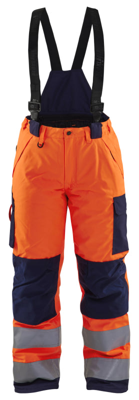 Blåkläder Dames Winterwerkbroek High-Vis 78851977 High-Vis Oranje/Marineblauw High-Vis Oranje/Marineblauw