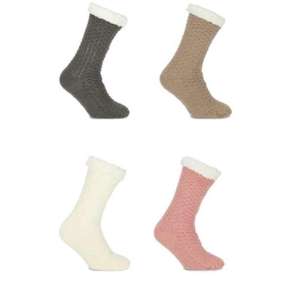 Homesocks Basset Structuur Gebreid 15037 Assorti