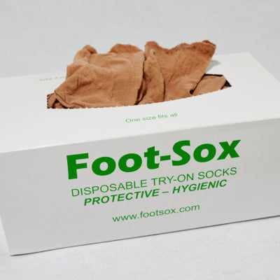 Foot-Sox Disposable Try-On Socks Transparant