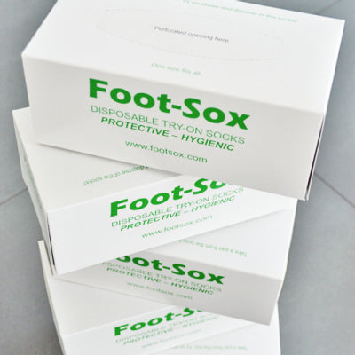 Foot-Sox Disposable Try-On Socks Transparant