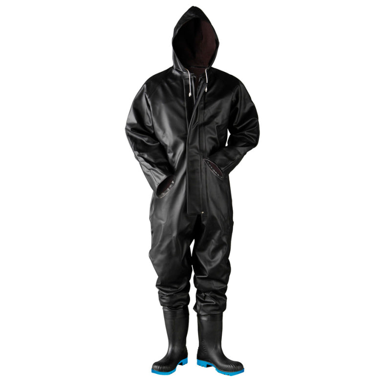 Dolfing Coverall met veiligheidslaars P2 S5 Zwart