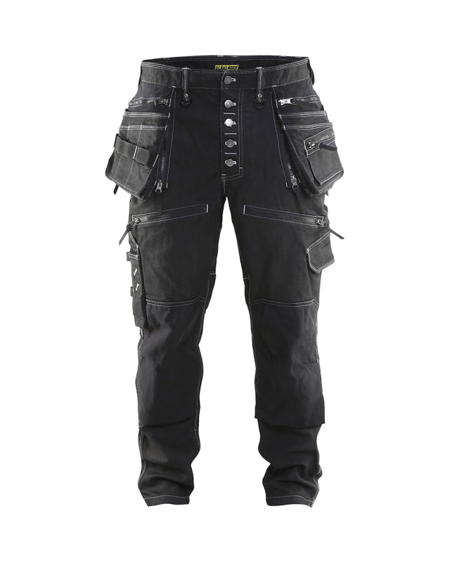 Blåkläder Baggy Denim Stretch X1900 19991141 Zwart