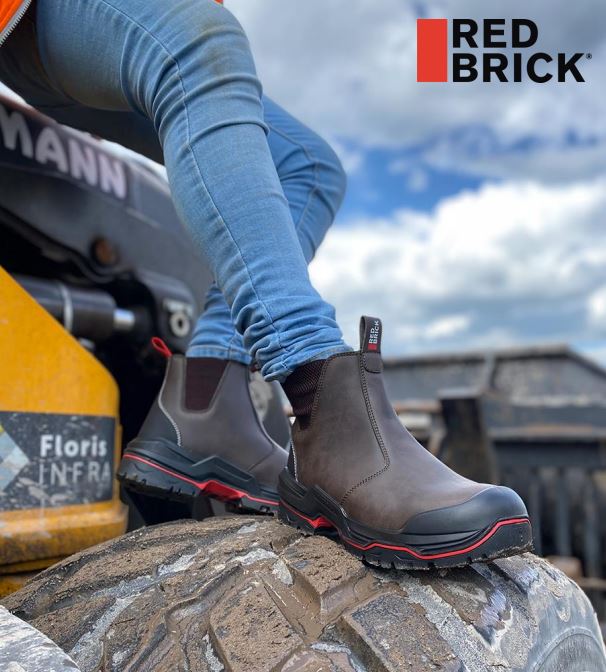 Redbrick Pulse Stiefelette S3S Braun 32335