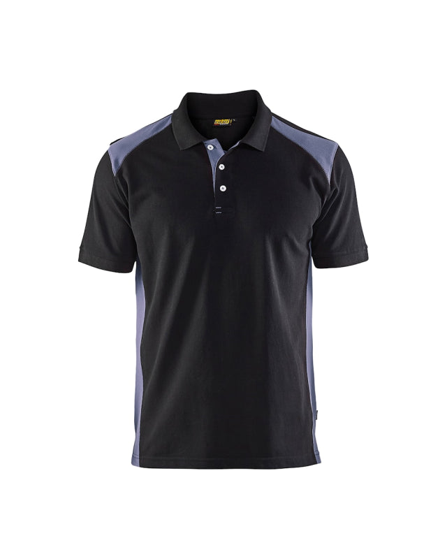 Blaklader Poloshirt Pique 33241050 Zwart/Grijs