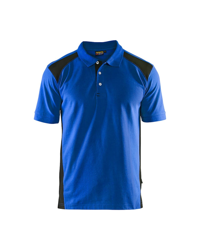 Blaklader Poloshirt Pique 33241050 Korenblauw/Zwart