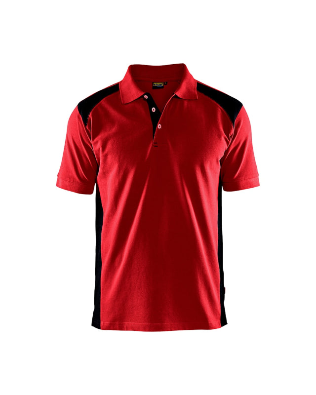 Blaklader Poloshirt Pique 33241050 Rood/Zwart