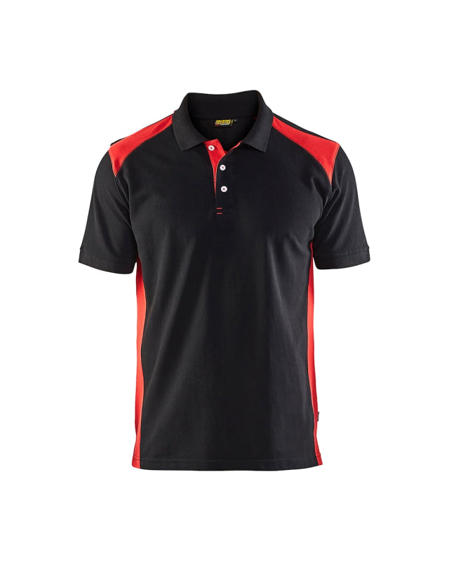 Blaklader Poloshirt Pique 33241050 Zwart/Rood