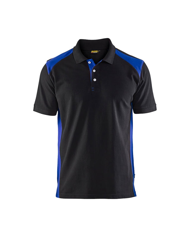 Blaklader Poloshirt Pique 33241050 Zwart/Korenblauw