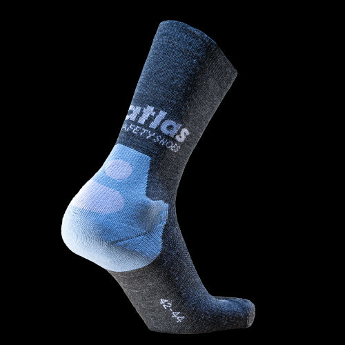 Atlas All Seasons Workwear Sock Grijs/Lichtgrijs