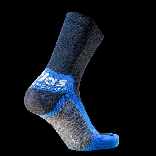 Atlas Performance Workwear Sock Blauw/Zwart