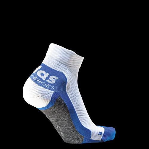 Atlas Sneaker Workwear Sock Wit/Blauw