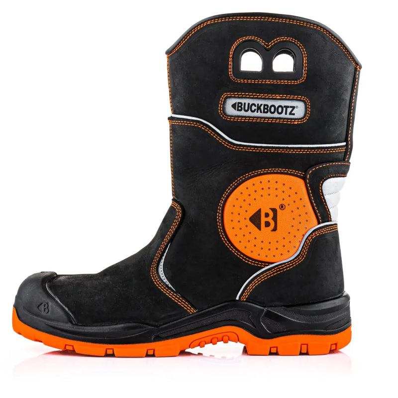 Buckbootz Laars BVIZ5ORBK S7S Zwart/Oranje