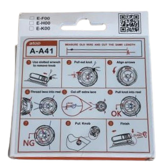 A-A41 Reparatieset Atop 2 stuks Zwart