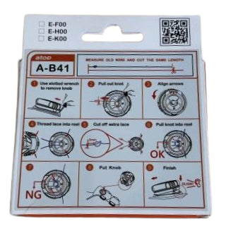 A-B41 Reparatieset Atop 2 stuks Zwart