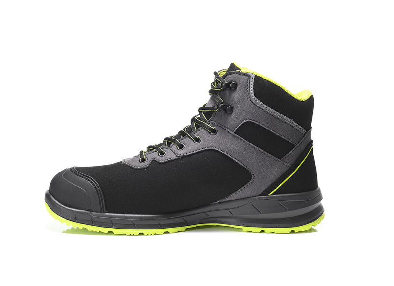 Elten Loan XXSports Pro Mid 768151 S3 Zwart/Limoen