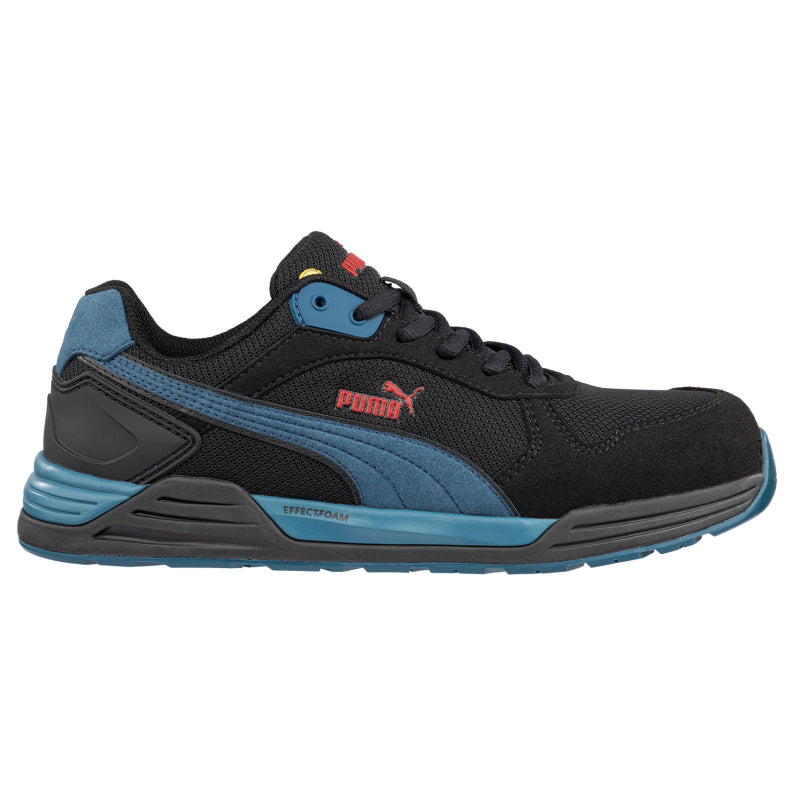 Puma Frontside Zwart/Blue Laag 644660 S1P Zwart/Blauw