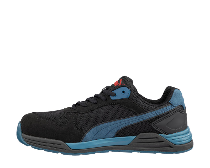 Puma Frontside Zwart/Blue Laag 644660 S1P Zwart/Blauw