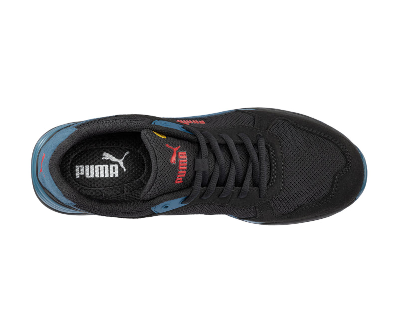 Puma Frontside Zwart/Blue Laag 644660 S1P Zwart/Blauw