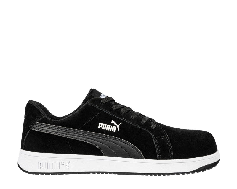 Puma Icon Suede Black Laag 640010 S1P Zwart