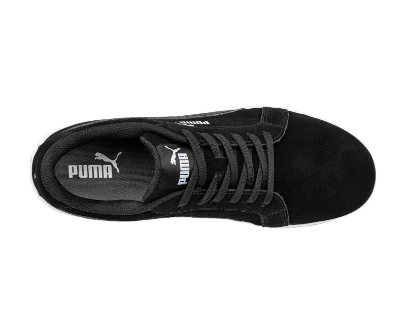 Puma Icon Suede Black Laag 640010 S1P Zwart