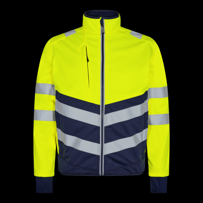 Engel Softshell Jas 1150-237  Geel/Inktblauw 38165