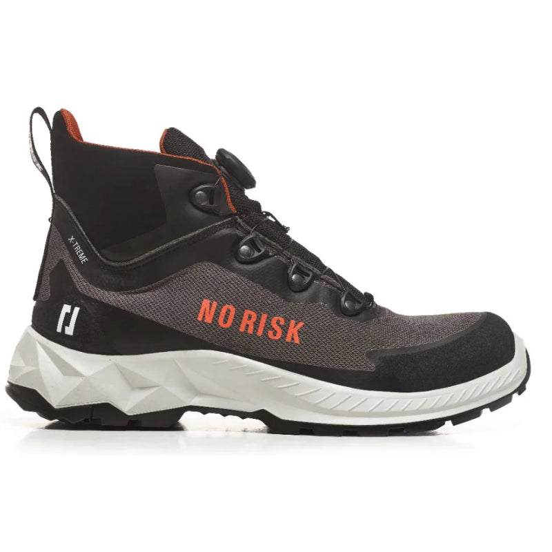 No Risk X-treme Mid FLS Grey 1057.06 S3L Grijs/Zwart