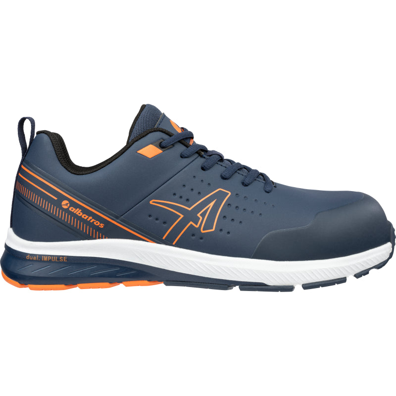 Albatros Vigor 2 Impulse Blue Low S3S 646420 Blauw/Oranje