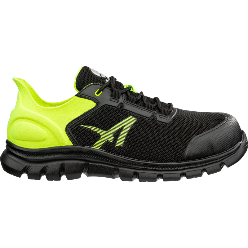 Albatros Octane Yellow Low S1PS 647200 Zwart/Lime