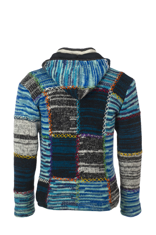 Pure Wool Vest Sem WJK-2406 Blauw Multi