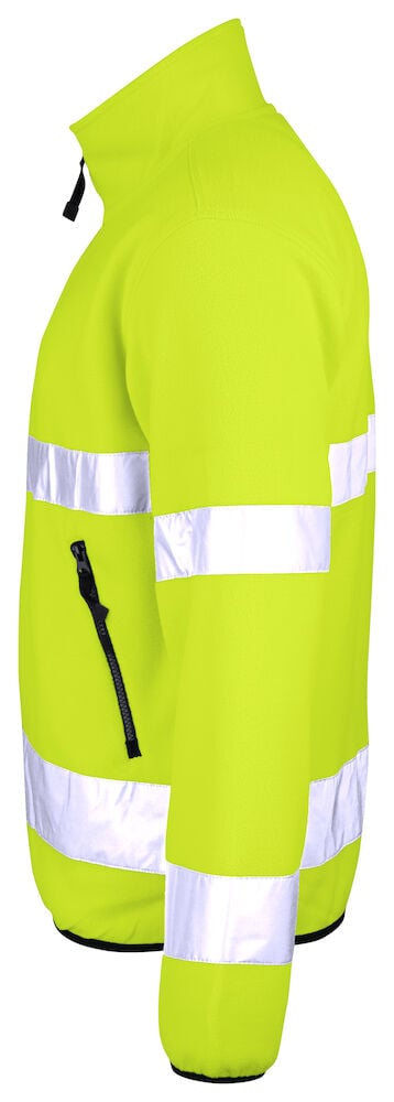 Jobman 5502 Hi-Vis Fleece Jacket 65550275 Geel