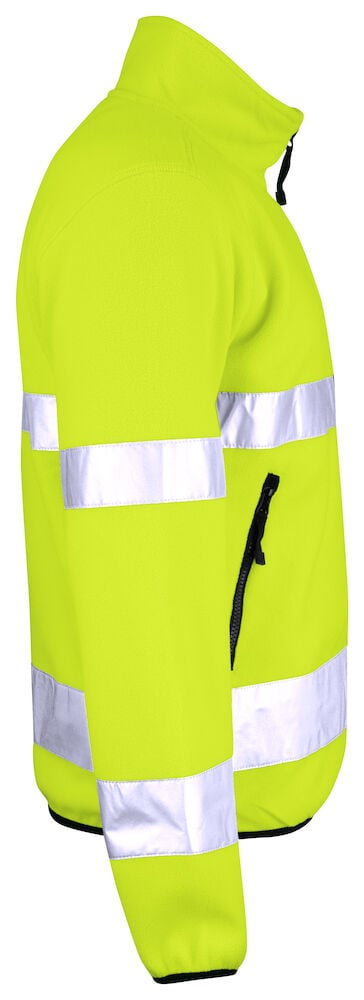 Jobman 5502 Hi-Vis Fleece Jacket 65550275 Geel