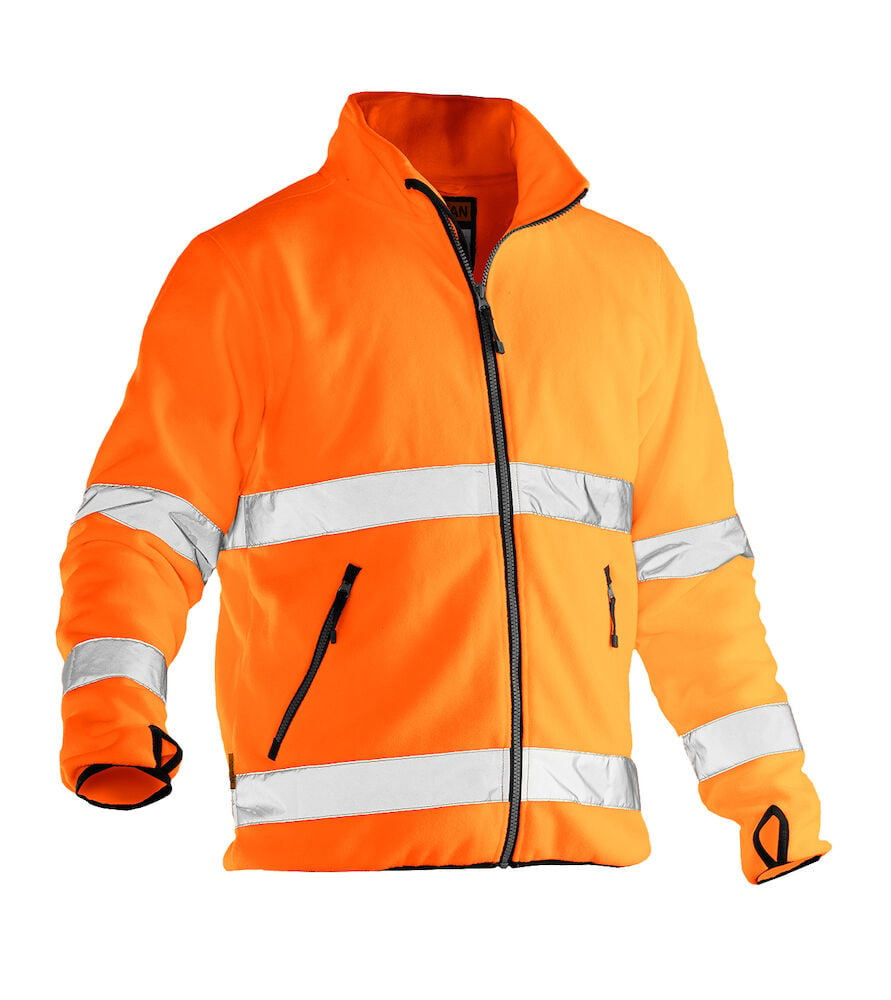 Jobman 5502 Hi-Vis Fleece Jacket 65550275 Oranje